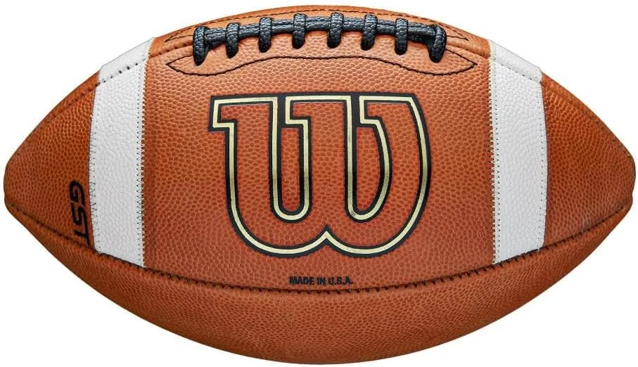 WILSON GST Leather Game Football - Official