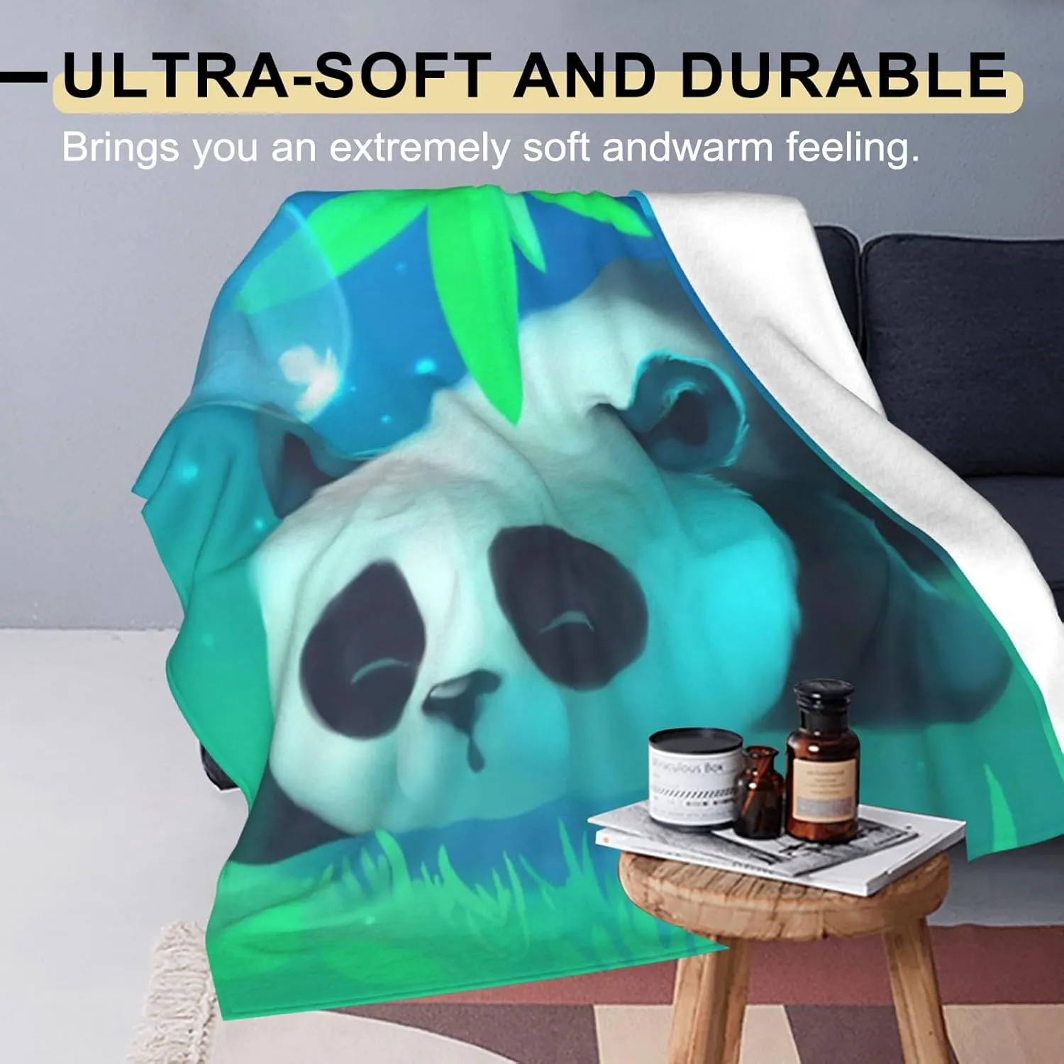 Wizard Frog Blanket Witch Magical Throw Blankets,Birthday Gifts for Kids Women Men & Animal Lovers,Lightweight Soft Fleece,for Sofa Couch Bed Room Artistic Decor 50x60in