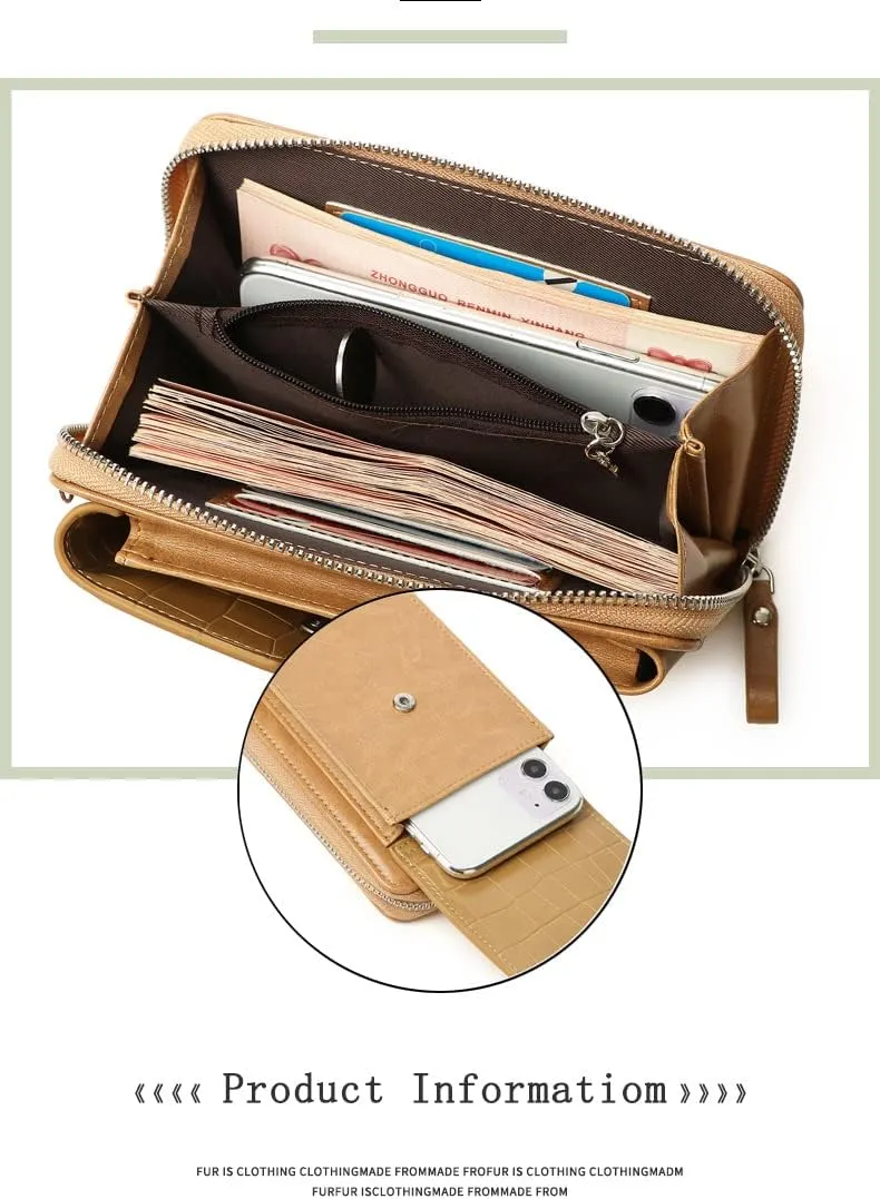 Women Crossbody Phone Bag, Small Messenger Shoulder Bag Cash Handbag Wallet Purse New in 2022