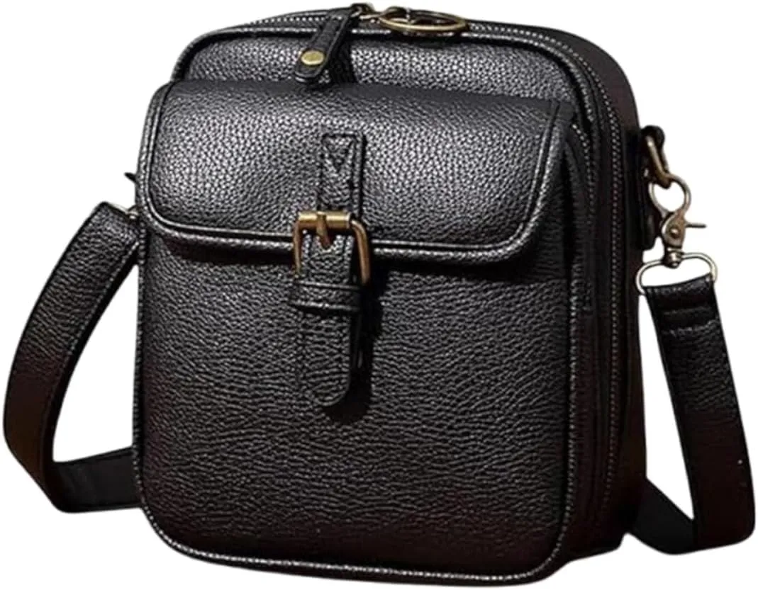 Women Large Capacity Sling Purse with Multiple Card Slots, Vintage Messenger Bag,Mini Shoulder Handbag