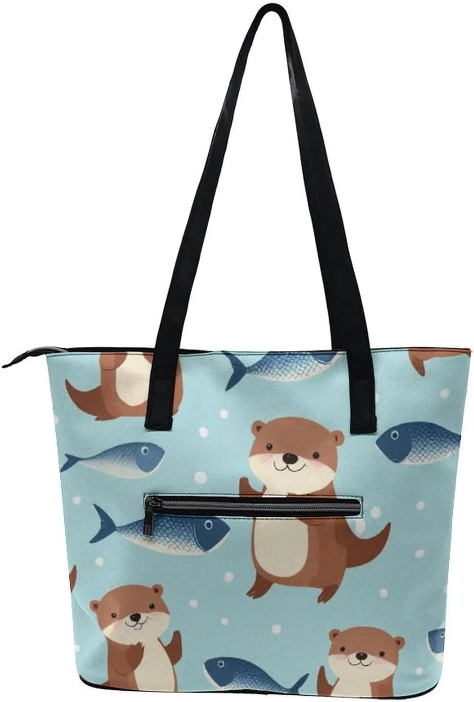 Women's Elegant Leather Handbag Unisex Leather Tote Bag Lightweight Handbag