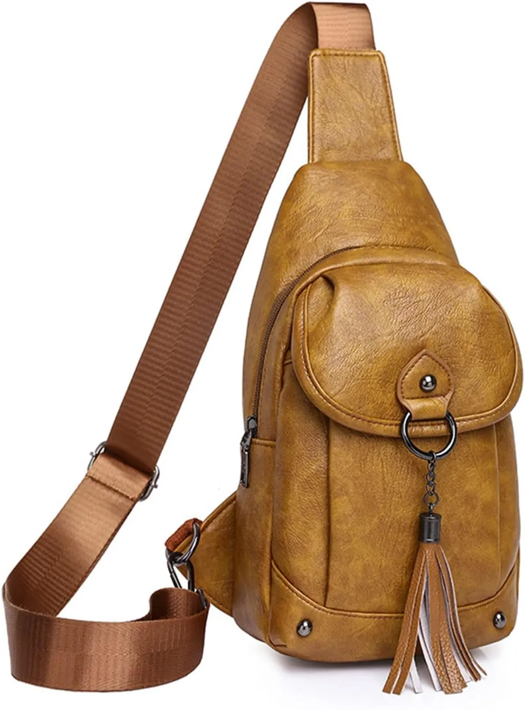 Women's Leopard Chest Bag Sling Bag for Women Sling Crossbody Bag Chest Backpack Bag Satchel Daypack Purse