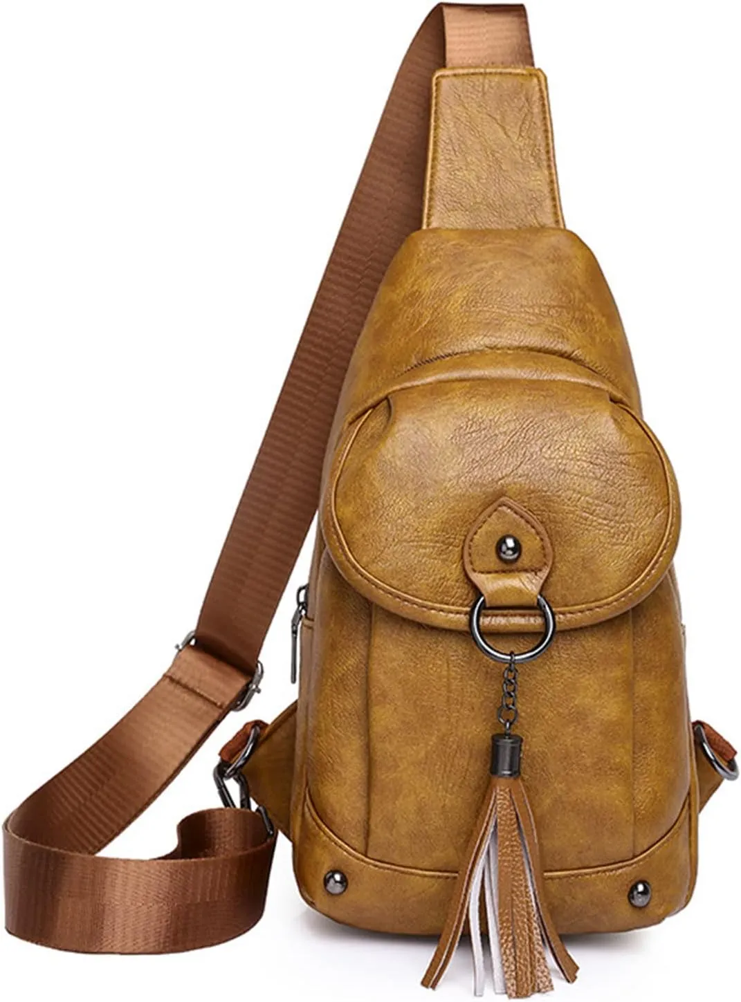 Women's Leopard Chest Bag Sling Bag for Women Sling Crossbody Bag Chest Backpack Bag Satchel Daypack Purse