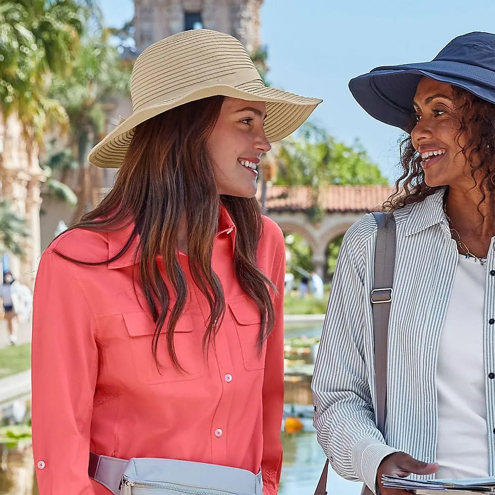 Women's Shapeable Travel Sun Hat - UPF 50 Sun Protective Shelly - Packable, Lightweight & Stylish - (One Size)