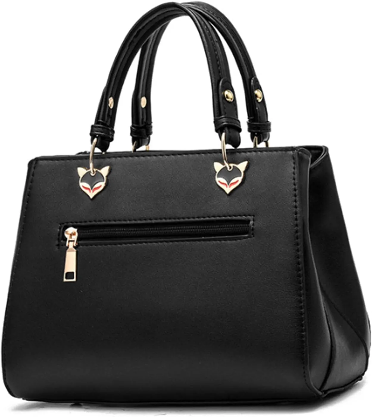 Women's Stylish Large Capacity PU Leather Shoulder Bag, Color Block Design Handbag for Work and Daily Use