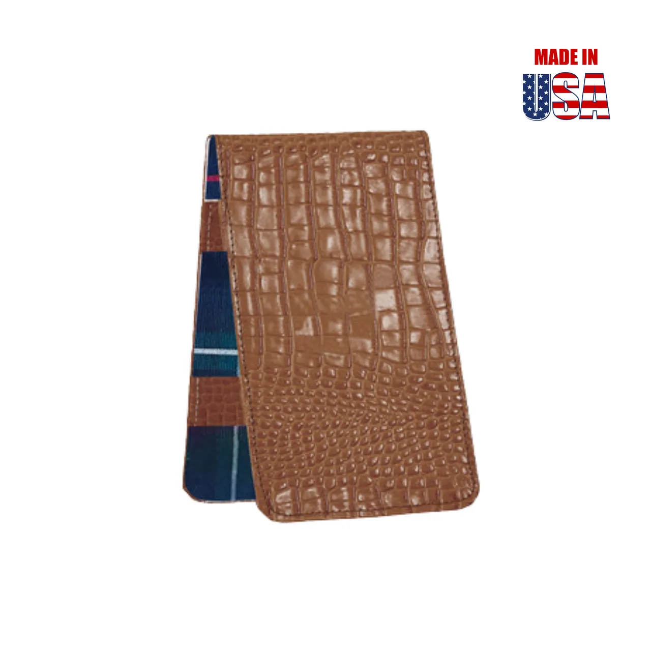 Yardage Book and Scorecard Holder, Gator Leather