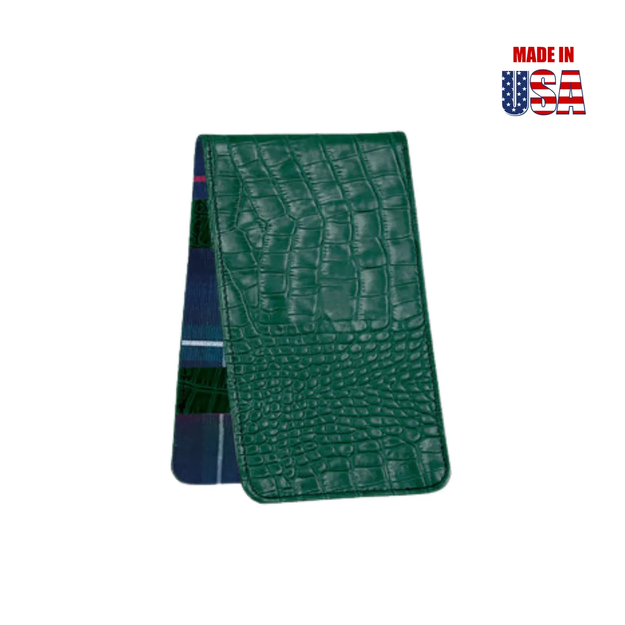 Yardage Book and Scorecard Holder, Gator Leather