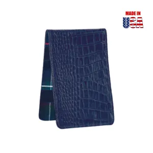 Yardage Book and Scorecard Holder, Gator Leather
