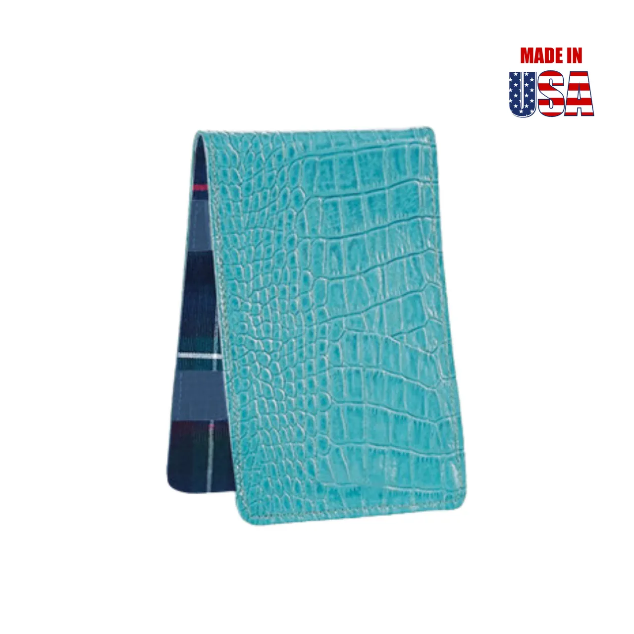 Yardage Book and Scorecard Holder, Gator Leather