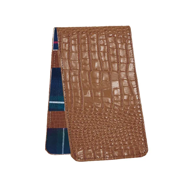 Yardage Book and Scorecard Holder, Gator Leather