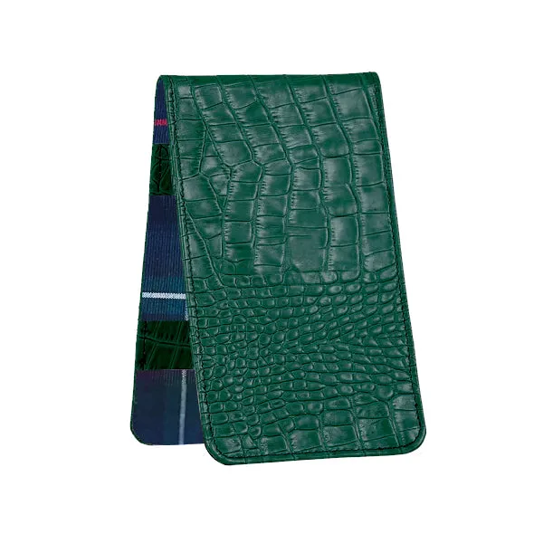 Yardage Book and Scorecard Holder, Gator Leather