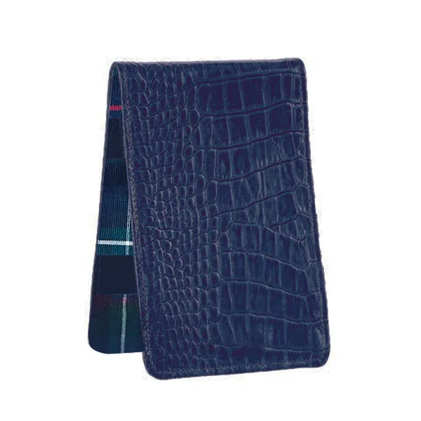 Yardage Book and Scorecard Holder, Gator Leather