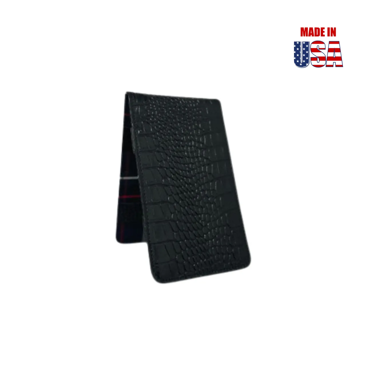 Yardage Book and Scorecard Holder, Gator Leather