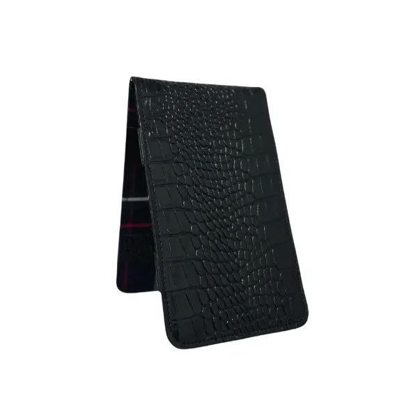 Yardage Book and Scorecard Holder, Gator Leather