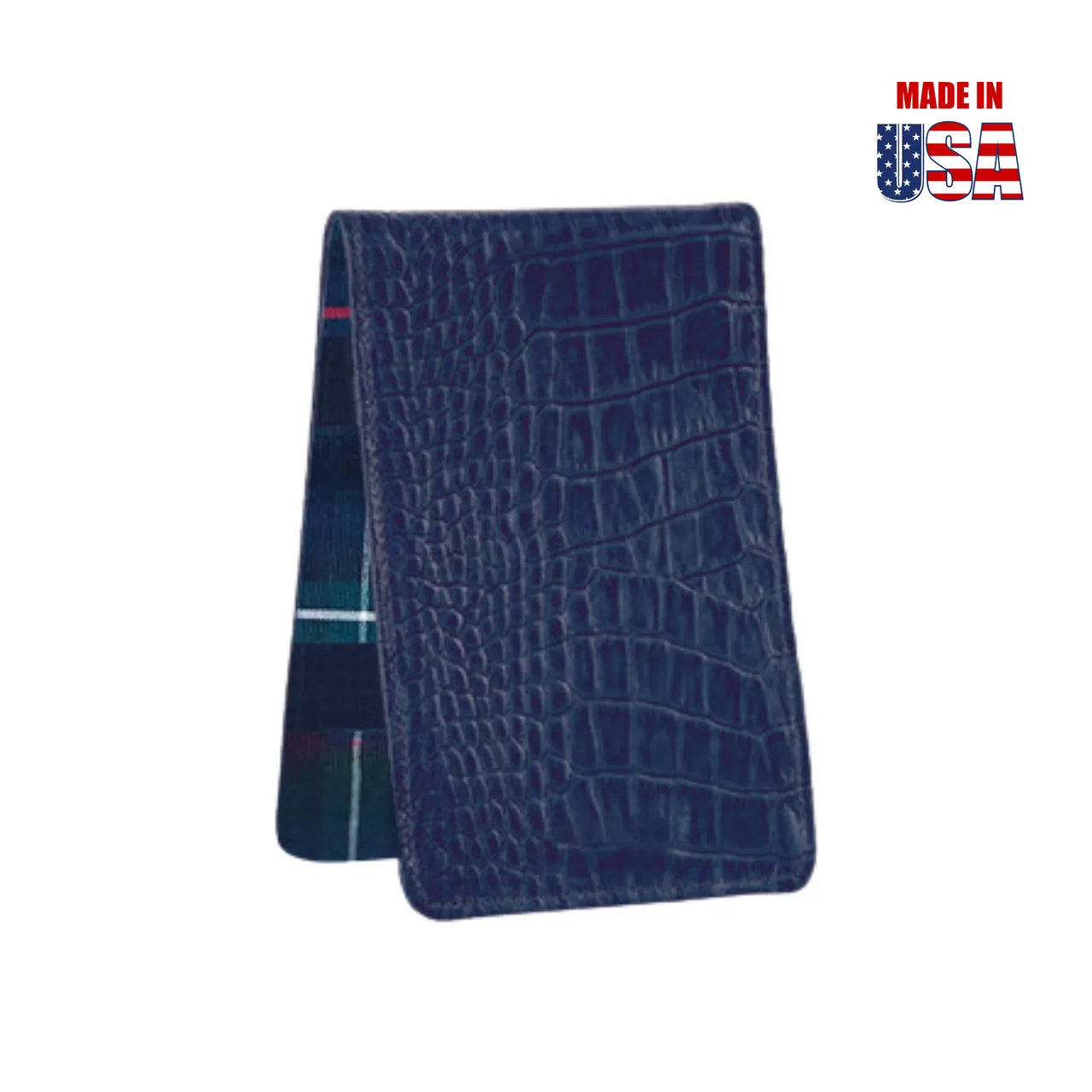 Yardage Book and Scorecard Holder, Gator Leather
