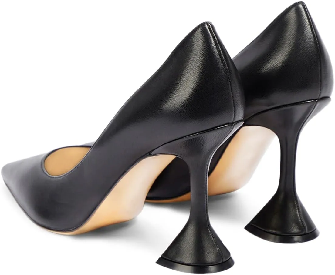 YDN Women Pointed Toe Slip on Pumps Special Kitten High Heel Shoe for Party Prom Dress Lady Size 4-16 US