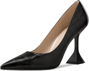 YDN Women Pointed Toe Slip on Pumps Special Kitten High Heel Shoe for Party Prom Dress Lady Size 4-16 US