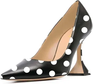 YDN Women Pointed Toe Slip on Pumps Special Kitten High Heel Shoe for Party Prom Dress Lady Size 4-16 US