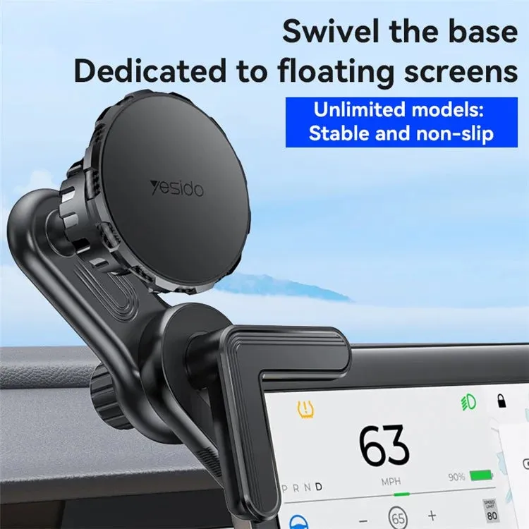 YESIDO C212 Floating Car Screen Phone Holder Rotatable Magnetic Cellphone Bracket