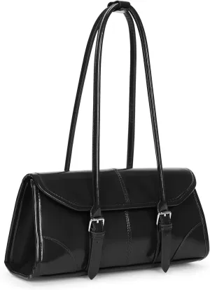 YFGBCX Faux Leather Tote Bag for Women Burgundy Purses Small Shoulder Bag Wine Colored Purse Y2k Red Handbag Purse