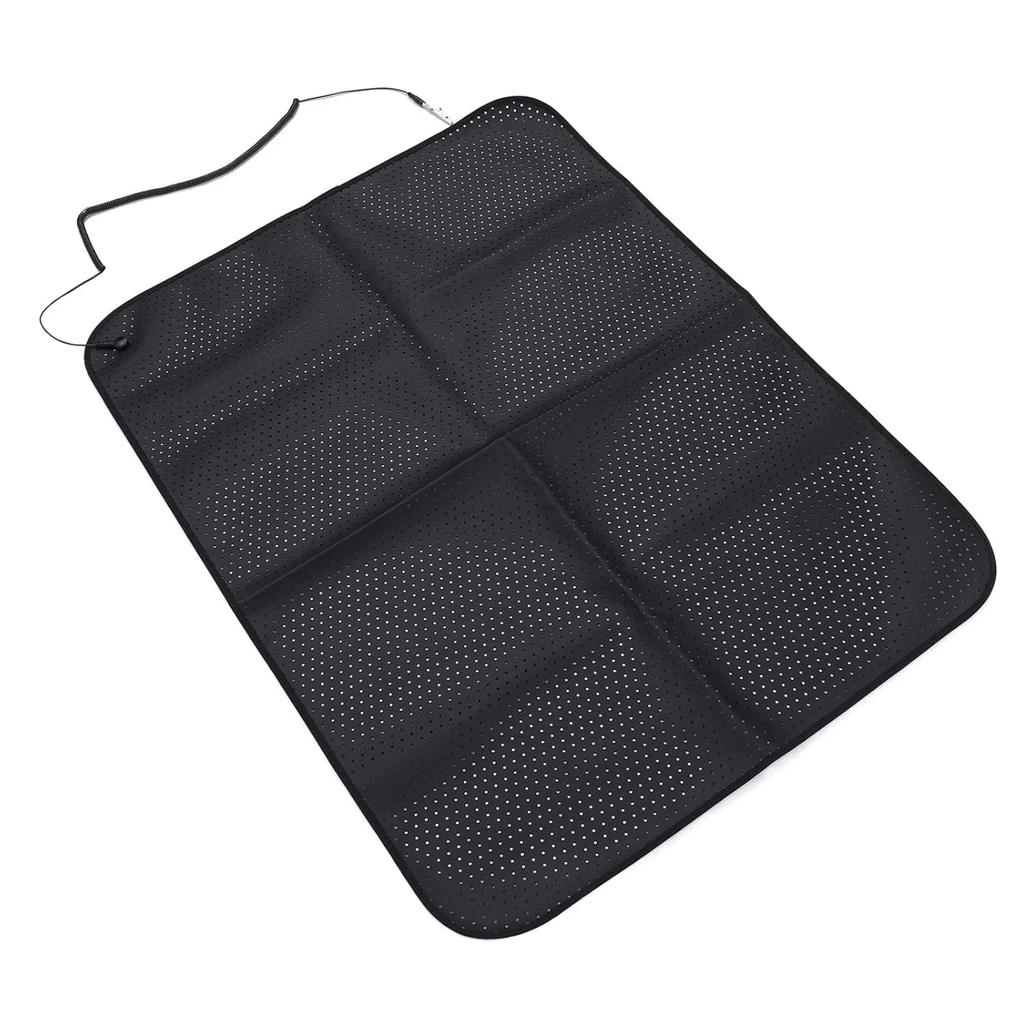 ZJchao Perforated Grounding Sleep Mat Ventilated PU Leather Reduce Static Yoga Pad Earth Mat for Stress Relief Daily Use