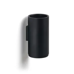 ZONE DENMARK Rim Toothbrush Mug for Wall, H14cm, Black