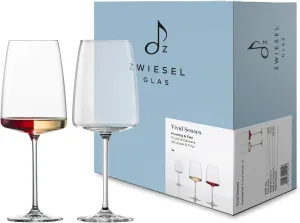Zwiesel Glas Wine Glass Fruity & Fine Vivid Senses (Set of 2), Filigree Wine Glasses, Dishwasher Safe Tritan Crystal Glasses, Made in Germany (Item No. 122427)