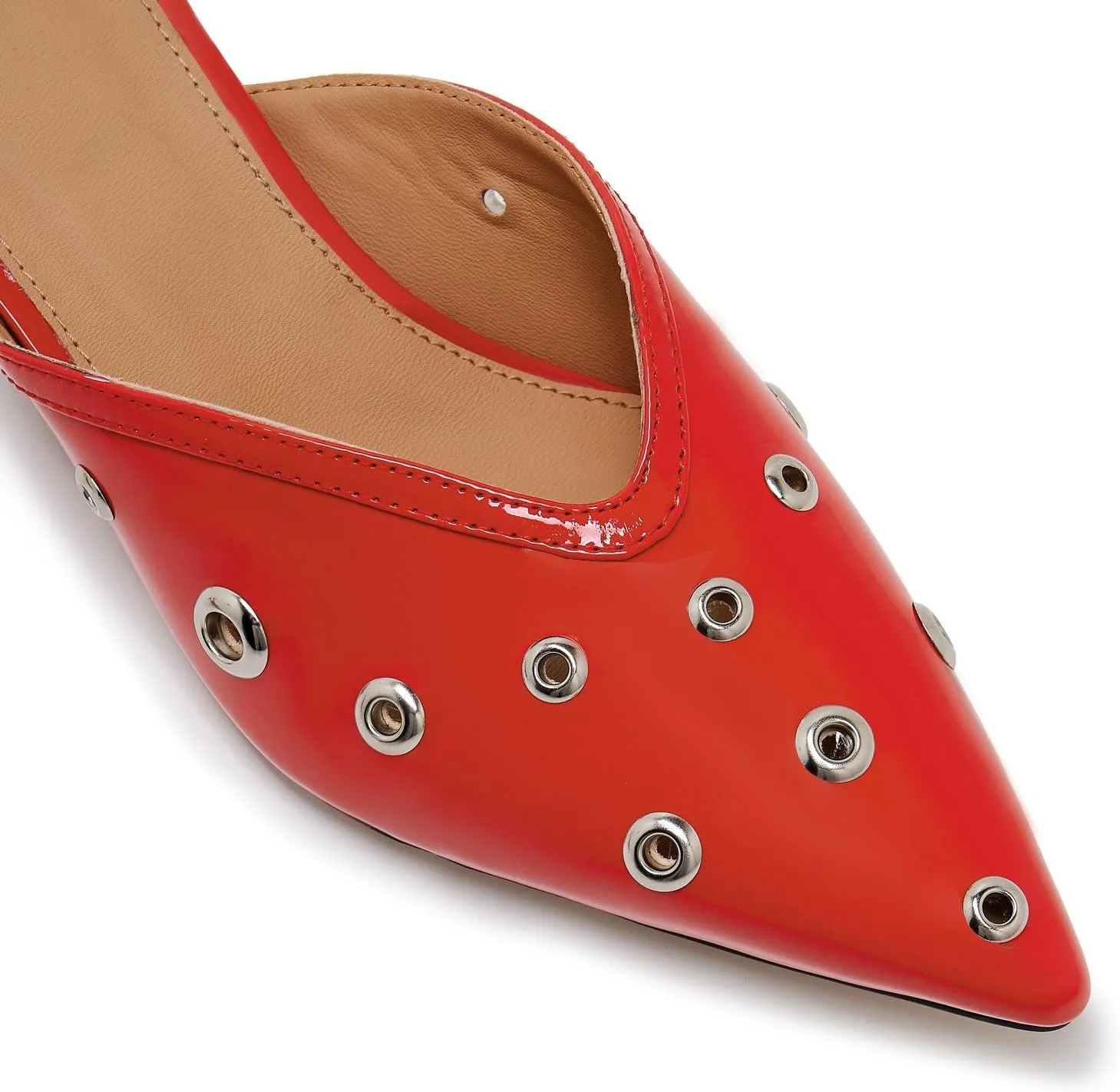 ZXHYZLZ Kitten Heels For Women Comfort 2-Inch Low Heel Slingback Pointed Toe Closed